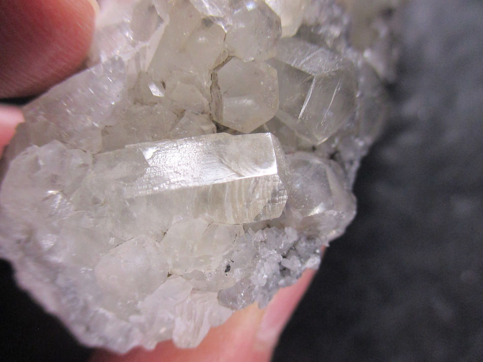 Miniature : Calcite et Pyrite, Ange-Gardien, Québec