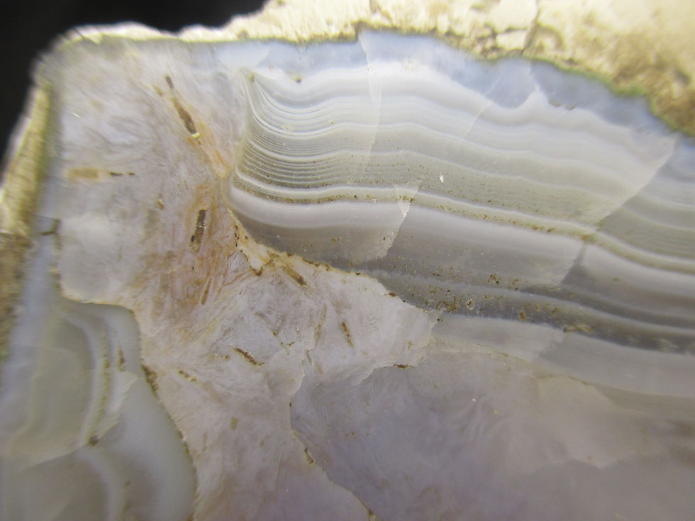 Miniature : Agates (paire polie), Mont Tuzo, Gaspésie, Québec