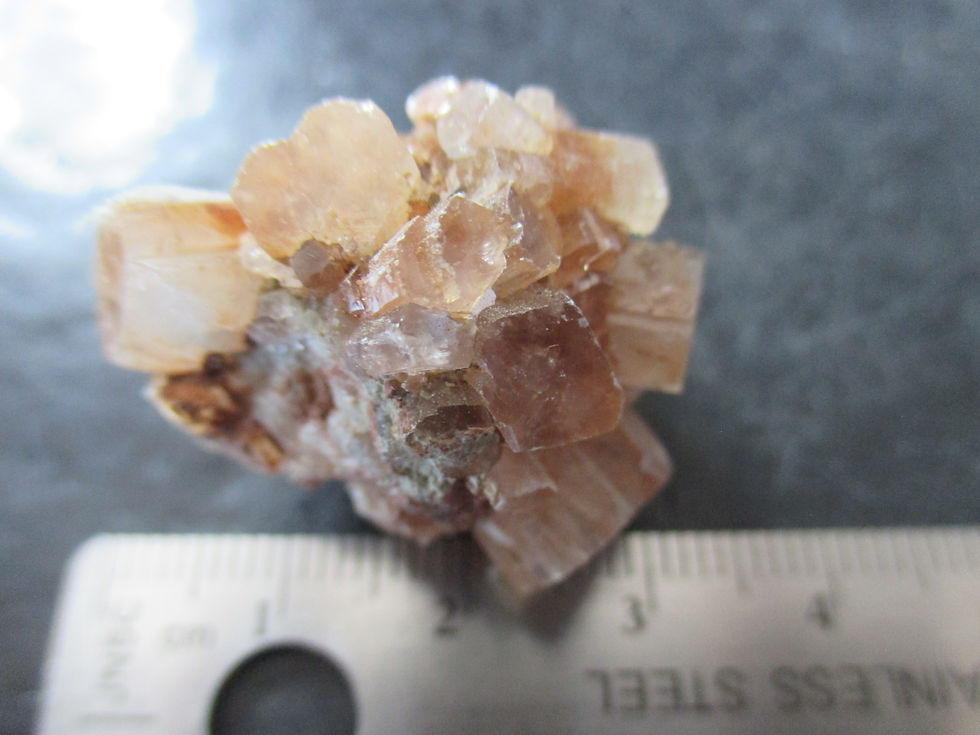 Miniature : Aragonite, Tazouta, Sefrou Province, Fès-Boulemane, Maroc