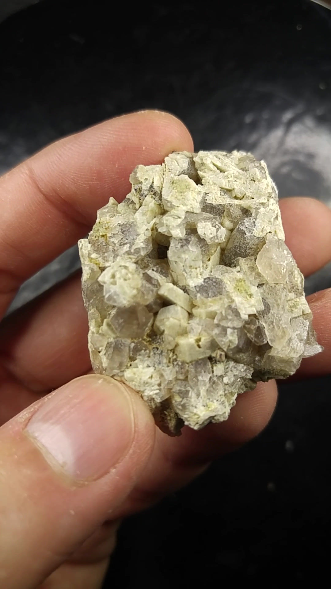 Magnetite sur Microcline, Imilchil, Maroc