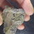 Quartz "diamant" (biterminé) sur matrice et Calcite, Cap-diamant, Quebec