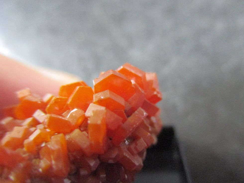 Miniature : Vanadinite, Mibladen, Maroc