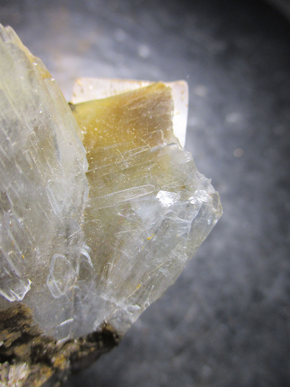 Miniature : Baryte bleue, Sidi Lhcen, Nador, Maroc