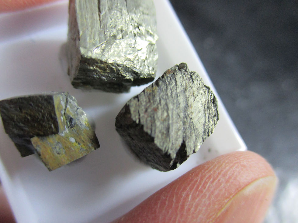 Miniature : Pyrite en cube, St-Adrien-d'Irlande