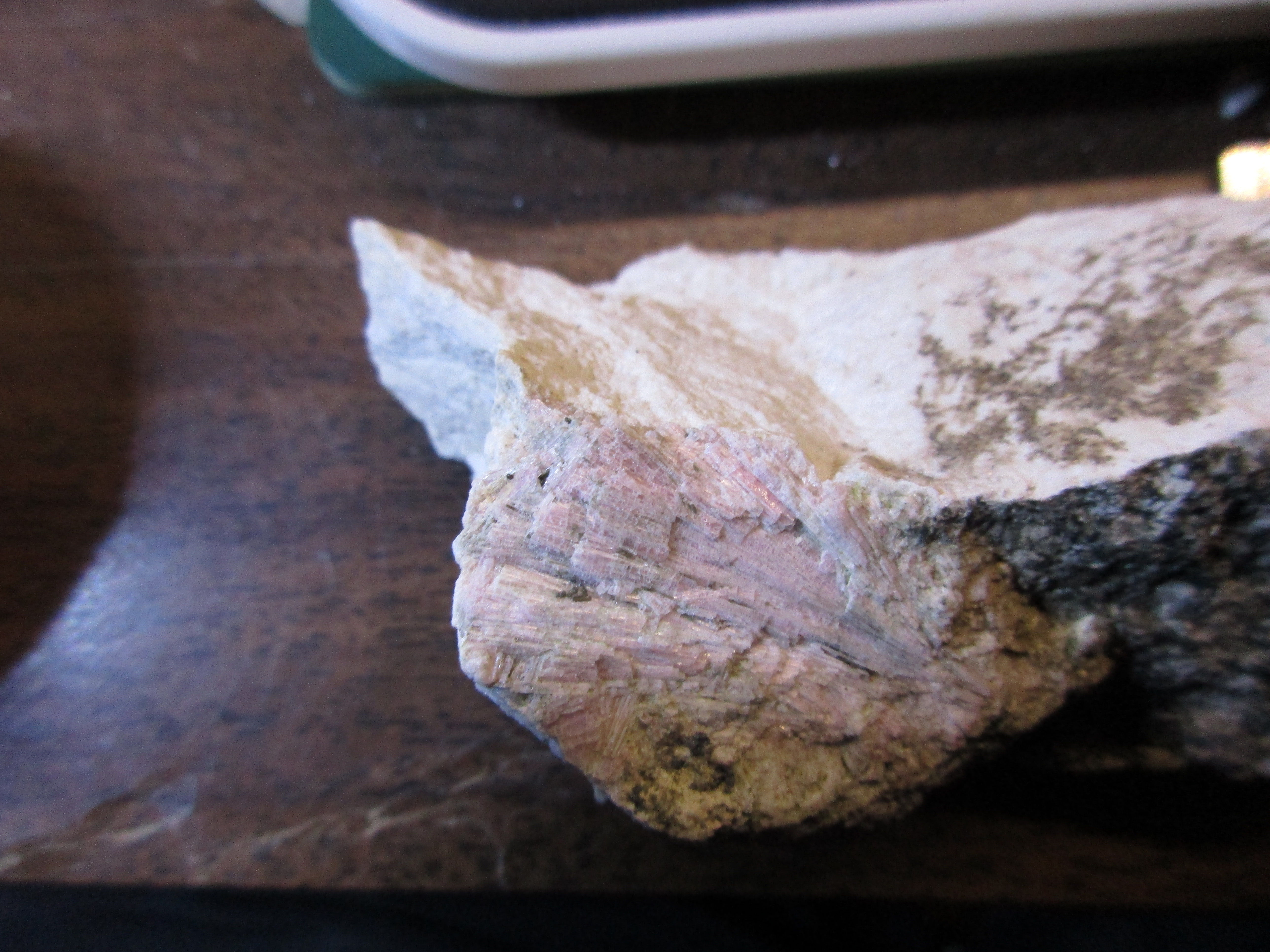 Thulite cristallisée - Thulite with cristals / Mine Jeffrey / Asbestos