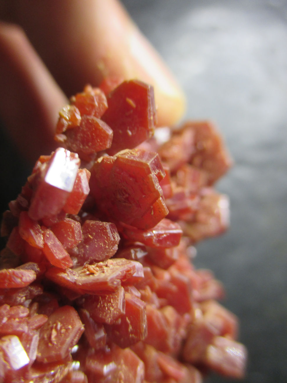 Miniature : Vanadinite, Mibladen, Maroc