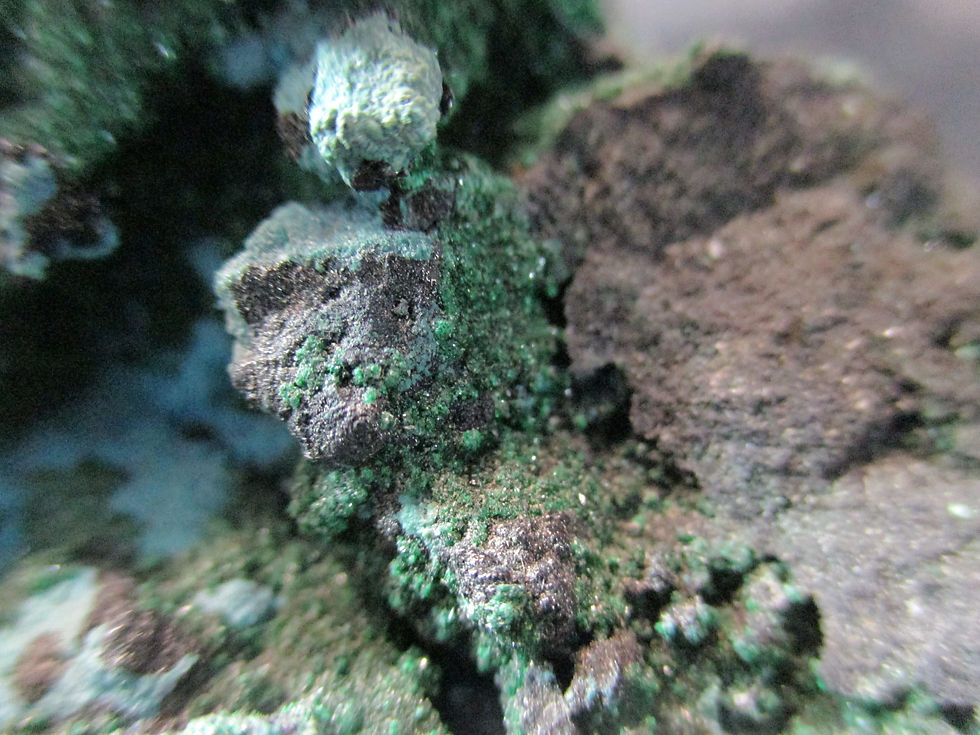 Miniature : Malachite et Chrysocolle, Katanga, Congo