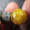 Miniature : Pendentif ampoule, Orpiment