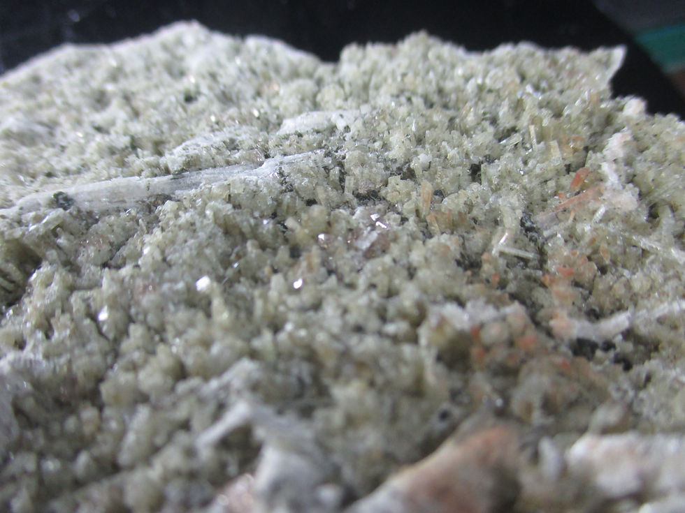 Miniature : Pectolite, Mine Jeffrey, Asbestos
