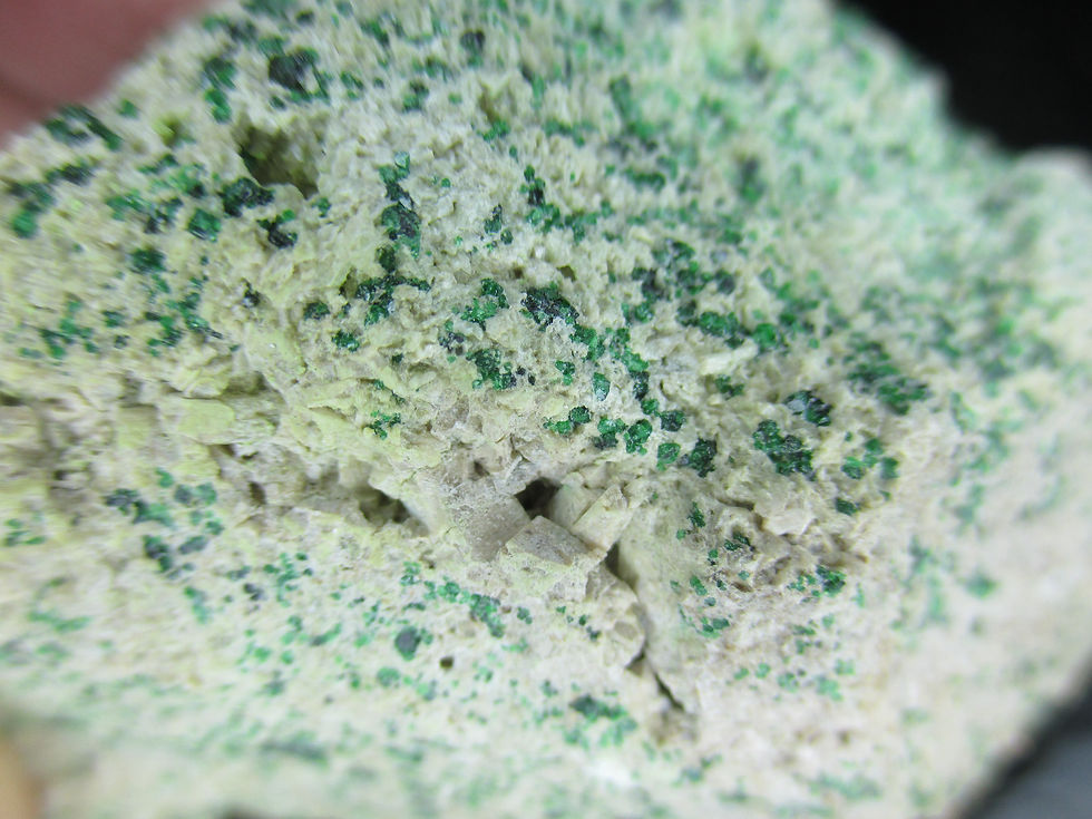 Miniature : Grenat grossulaire sur Diopside, Mine Orford-Nickel