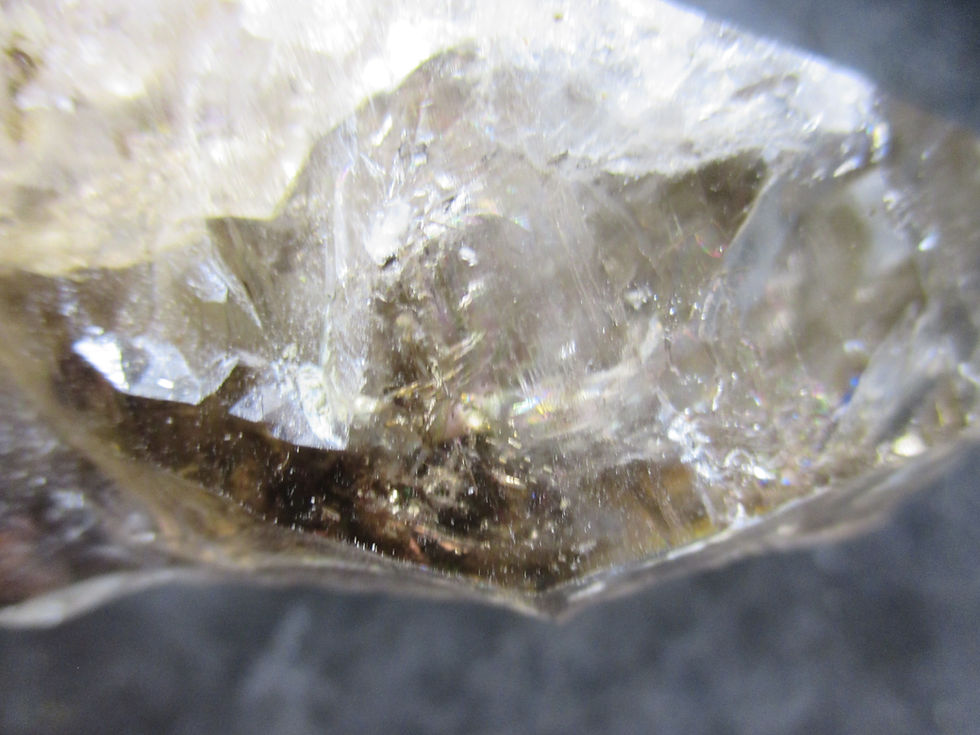 Miniature : Quartz fumé, Cap-Chat, Gaspésie, Québec