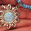 Miniature : Pendentif Larimar sur collier de perles bleues