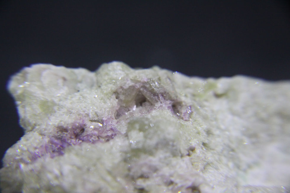 Miniature : Vesuvianite / mine Jeffrey / Asbestos