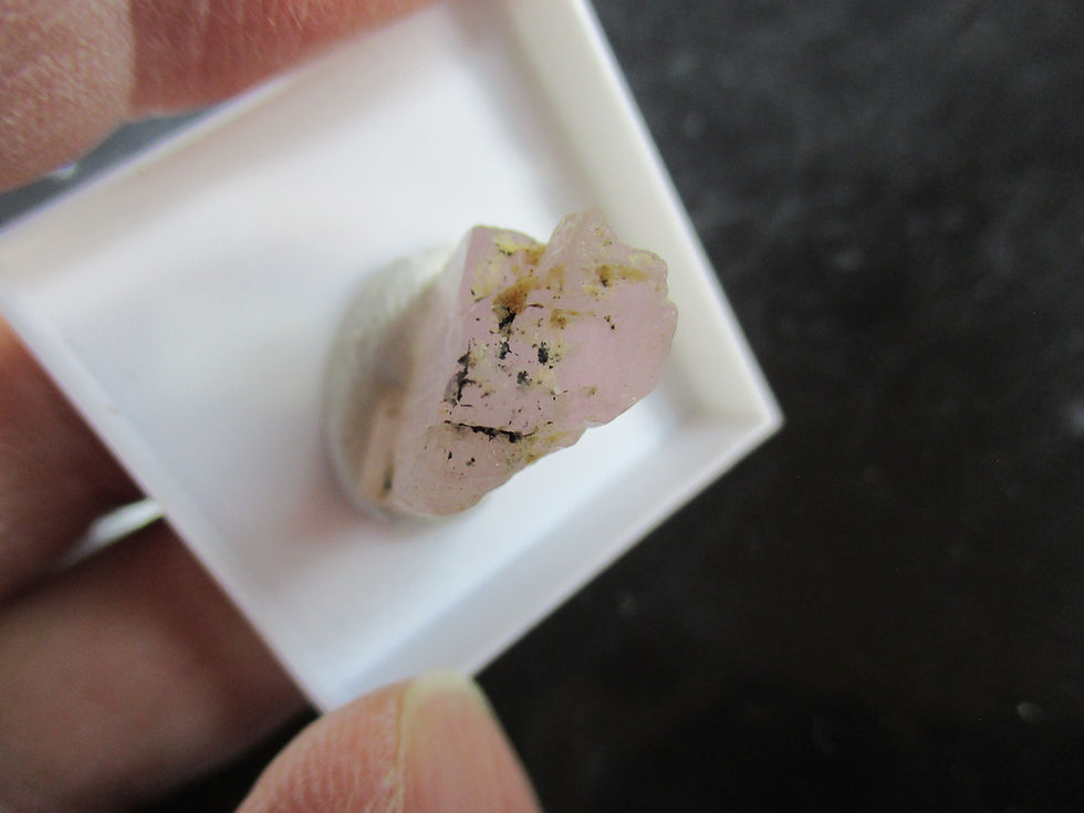 Miniature : Spodumene var. Kunzite, Pakistan