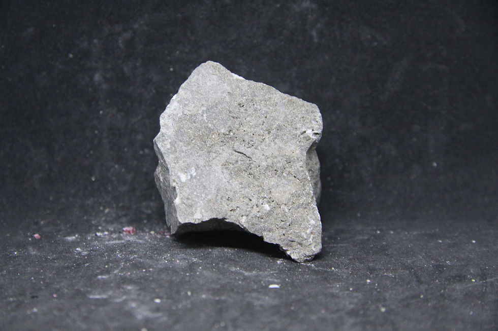 Miniature : Dolomite sur Quartz, Herkimer, New-York
