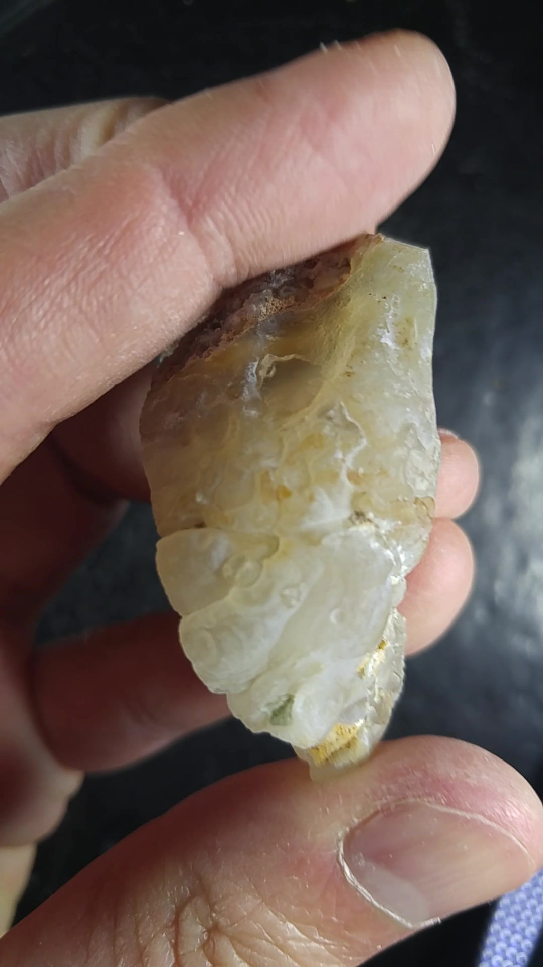 Quartz (demi geode), Mexique