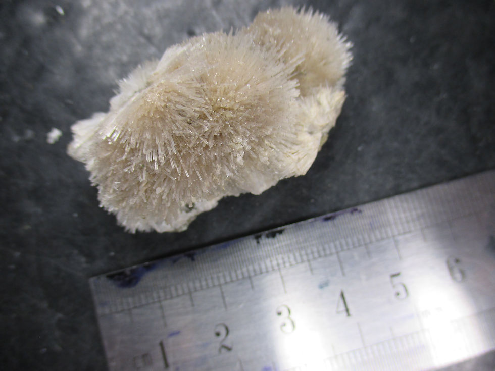 Miniature : Natrolite, Wasson's Bluff, Nouvelle-Écosse