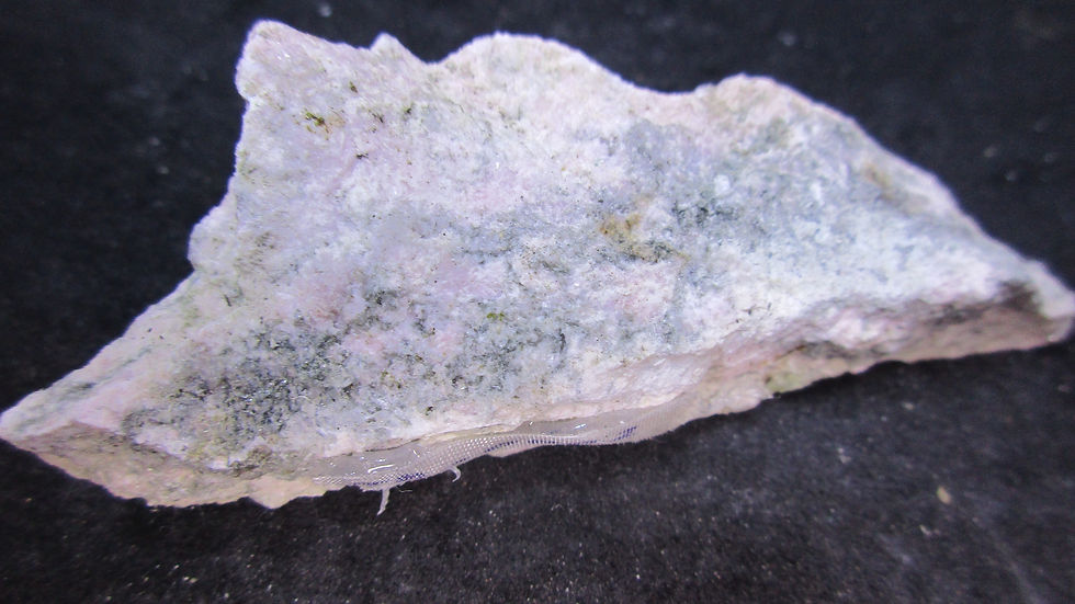 Miniature : Thulite / Mine Jeffrey / Asbestos