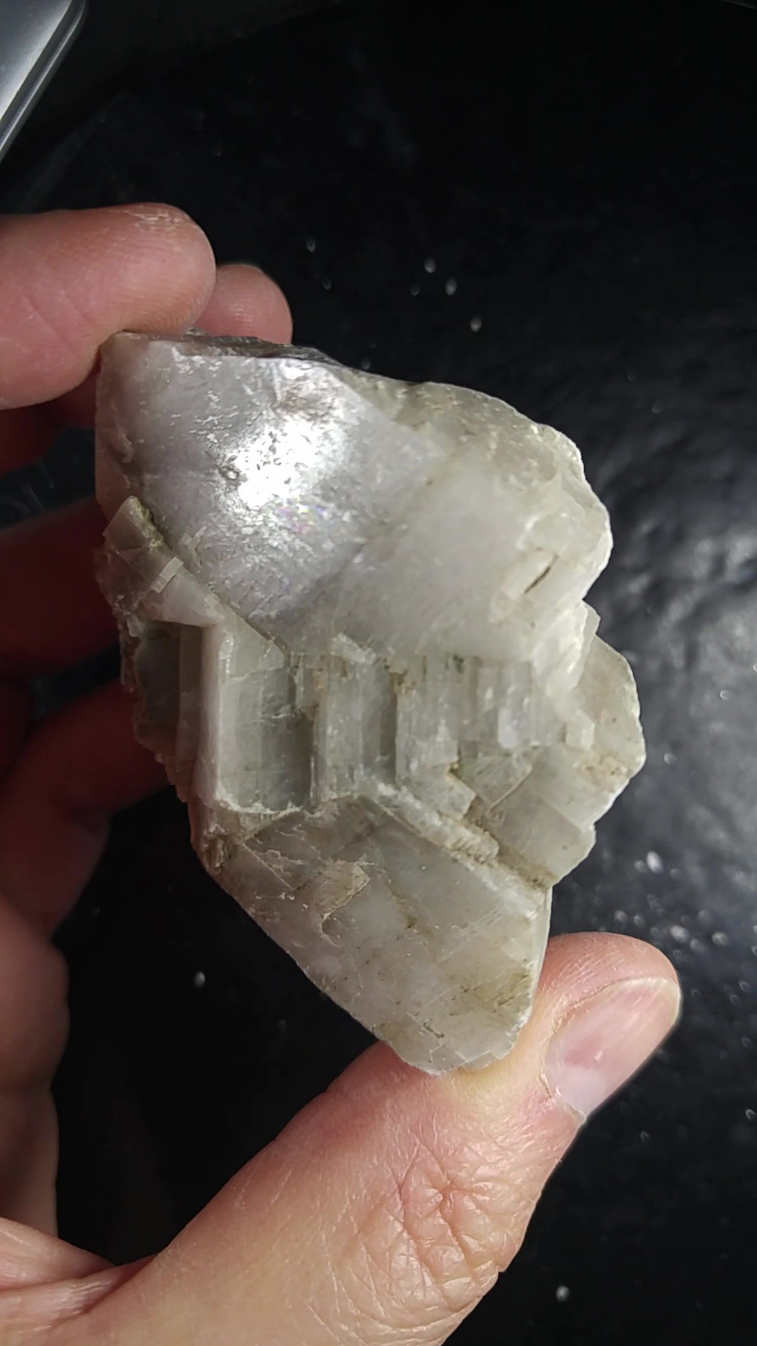 Calcite (Fluorescente), Carrière PCM, St-Wenceslas