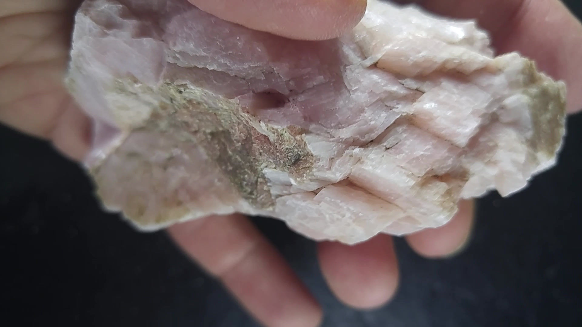 Calcite rose, Lost Mine, Eganville, Ontario