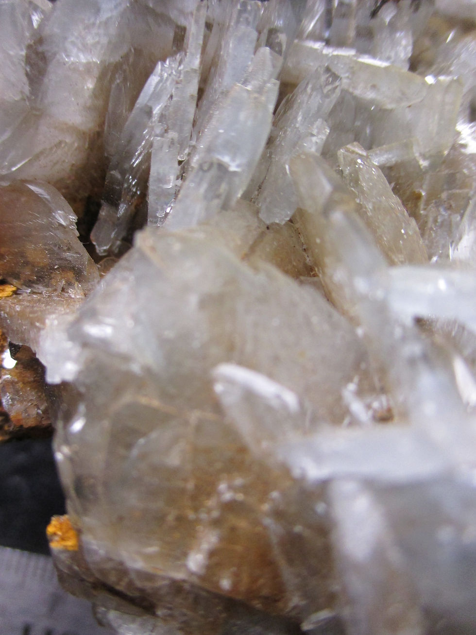 Miniature : Baryte bleue, Sidi Lhcen, Nador, Maroc