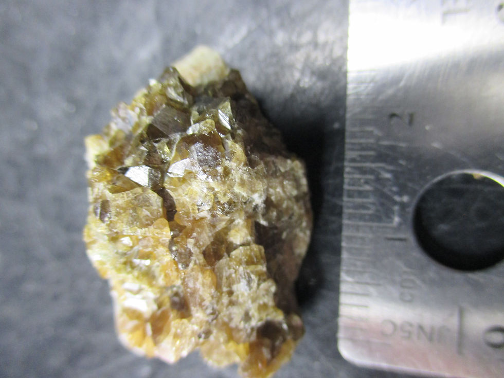 Miniature : Grenat Grossulaire, Mine Flintkote, Thetford-Mines