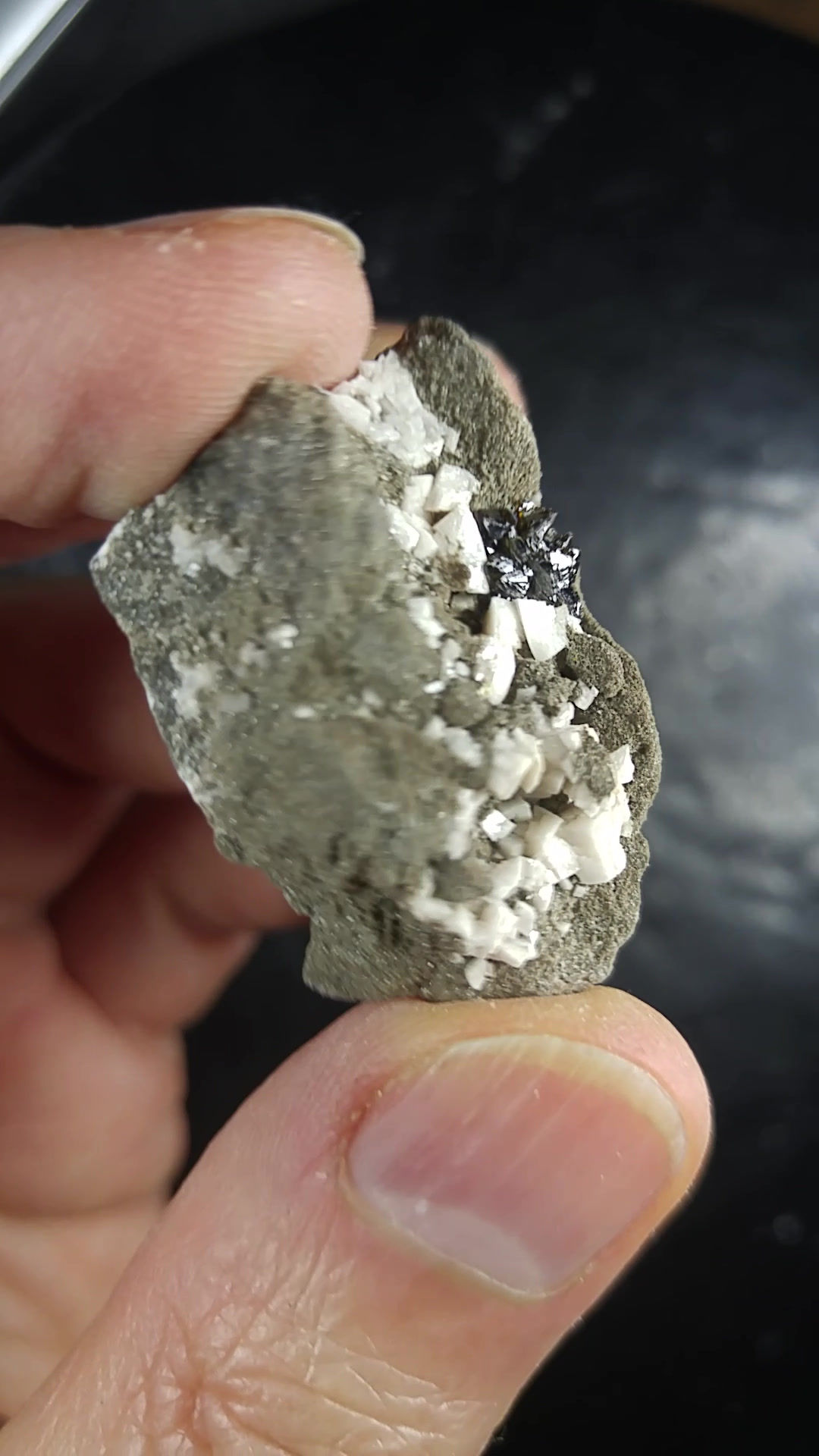 Sphalerite et Dolomite, Herkimer, New-York, U.S.A.