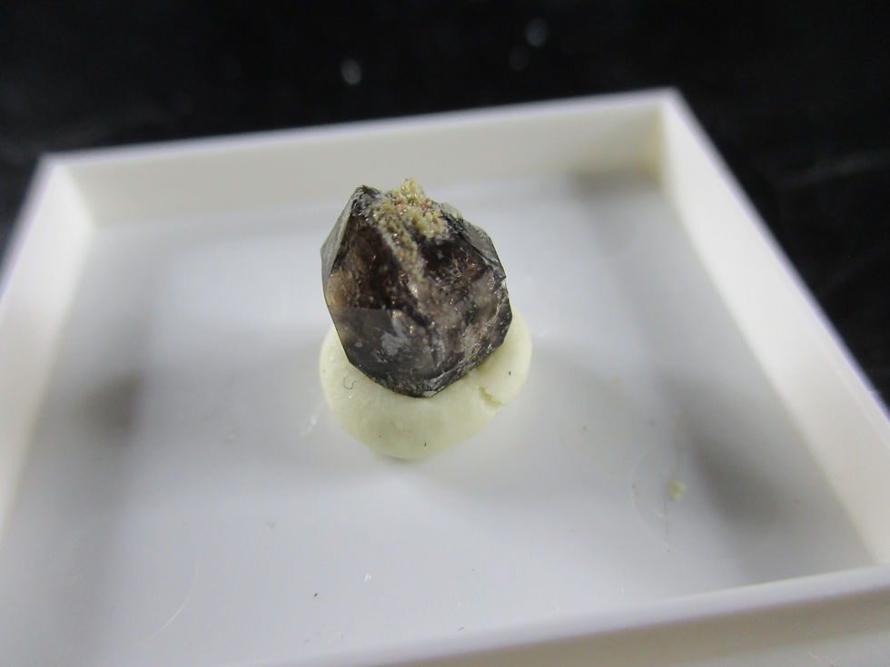 Miniature : Quartz fumé, Mont St-Hilaire