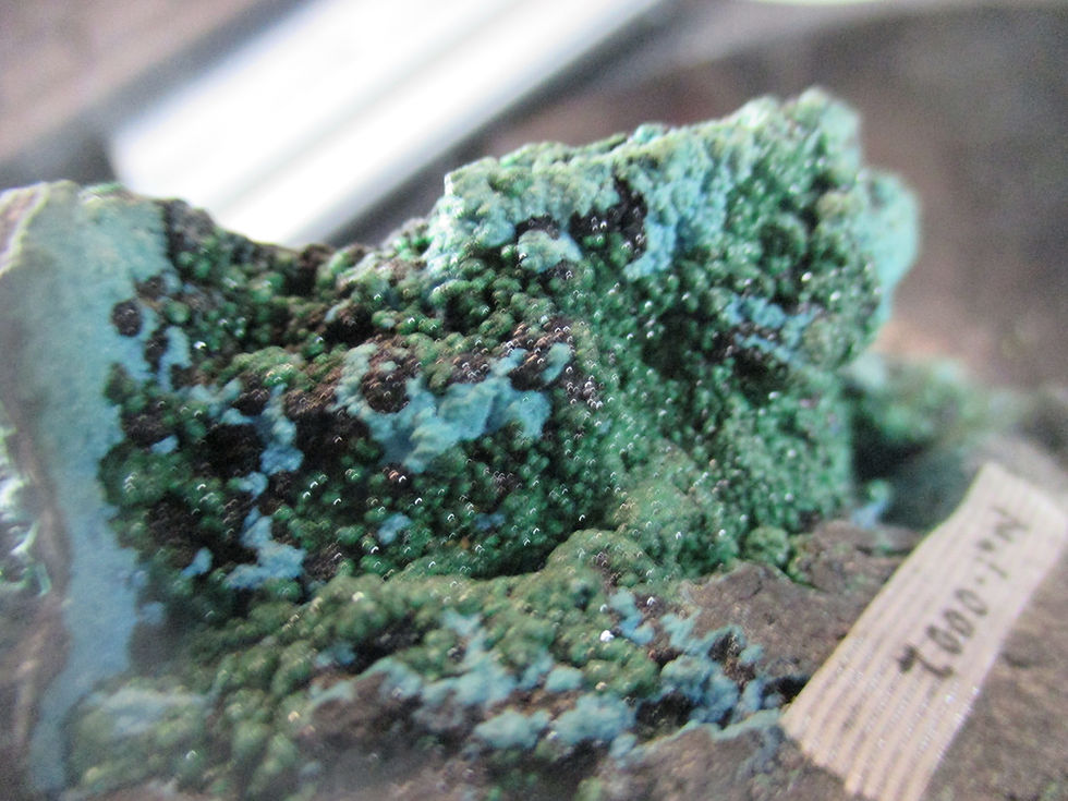 Miniature : Malachite et Chrysocolle, Katanga, Congo