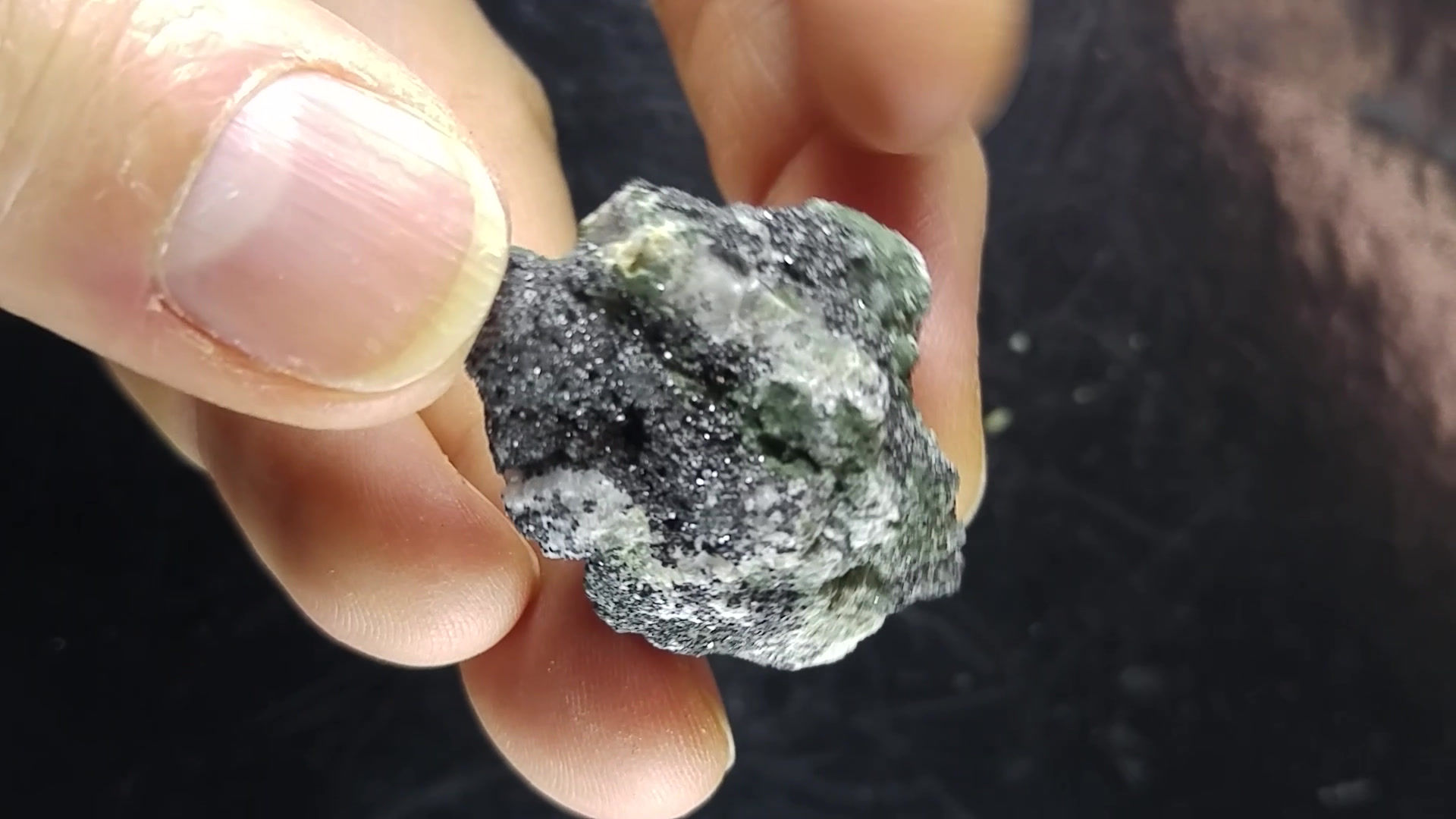 Magnétite, Calcite et Malachite, Sullipek, Gaspésie