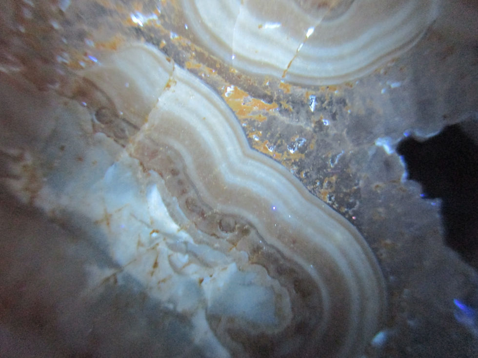 Miniature : Agate polie, Mont Lyall, Gaspésie, Québec