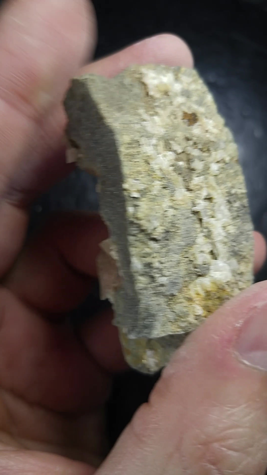 Dolomite et Calcite (fluorescente), Herkimer, New-York