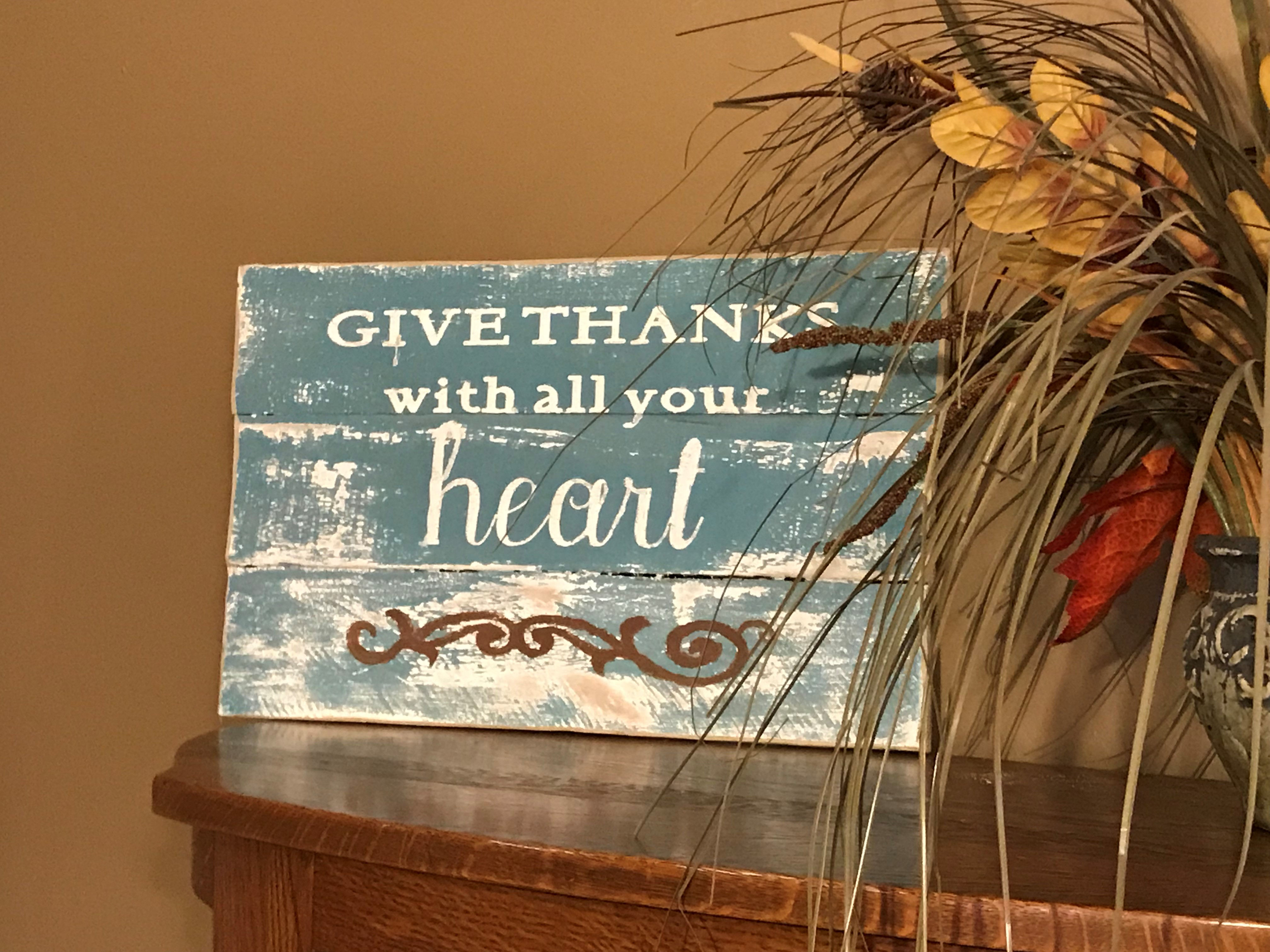 Give Thanks with All Your Heart