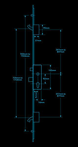 Versa V-MPL Hook & Roller Tech Drawing