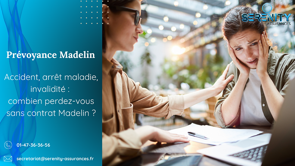 Accident, arrêt maladie, invalidité : combien perdez-vous sans contrat Madelin ?