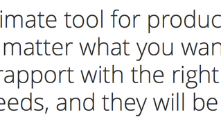 Top tips to building Rapport!