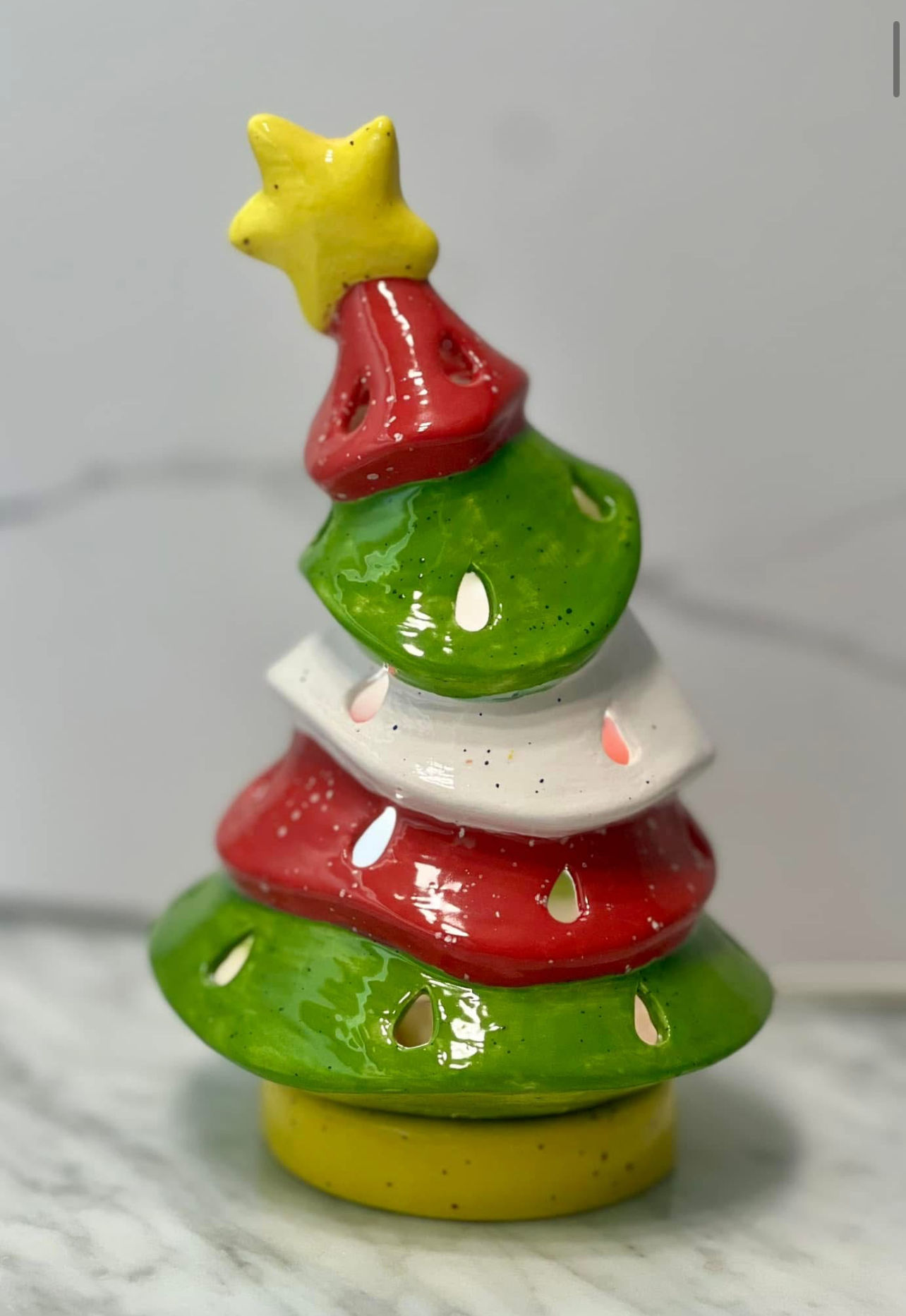 8" Christmas Small Topsy Turvy
