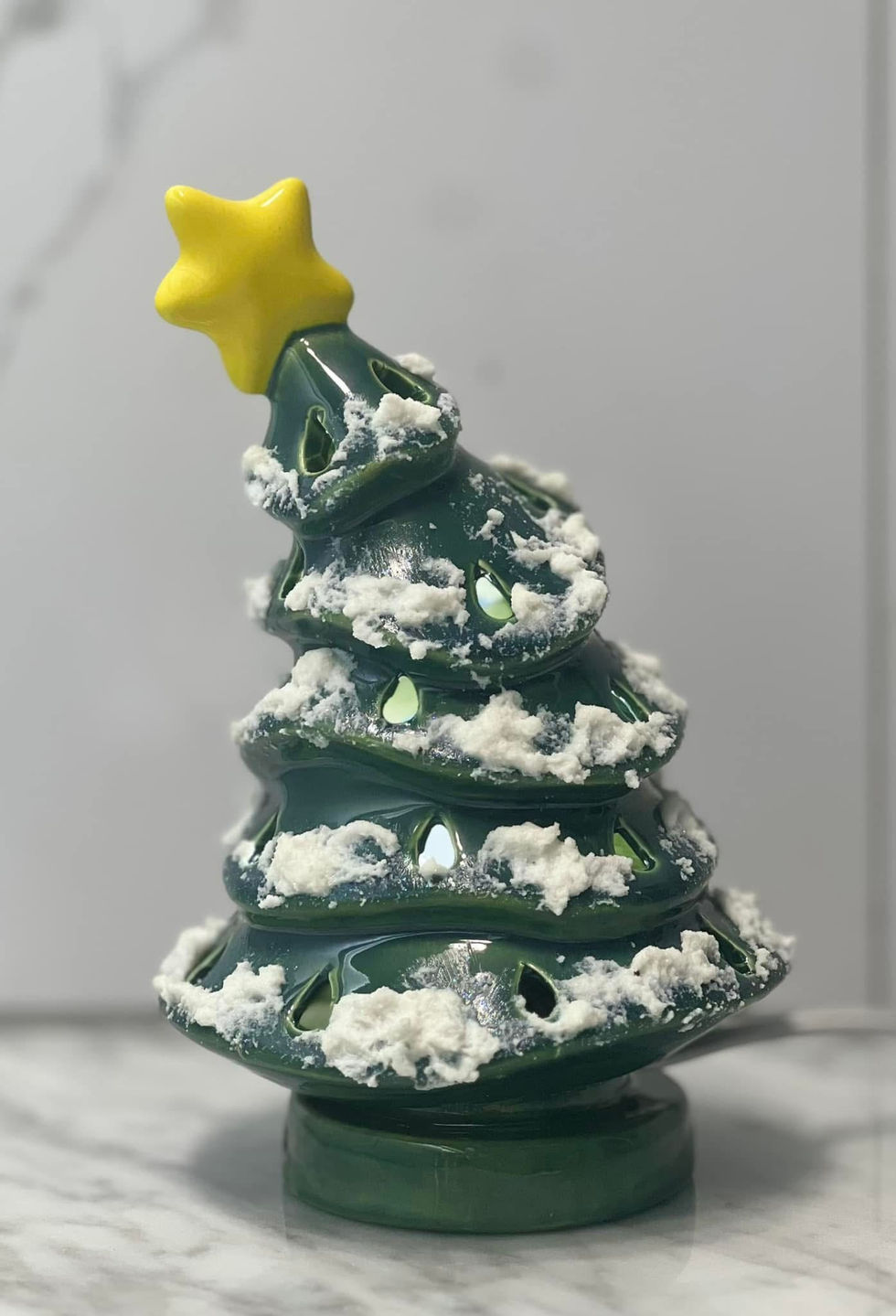 Sunkissed/Lustre Green with Non Fire Snow
