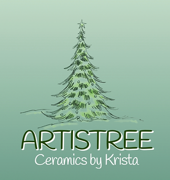 Artistree Logo Christmas Tree Ceramics by Krista