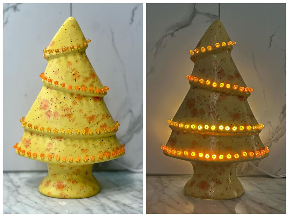 Citrus Splash with Orange Pin Lights