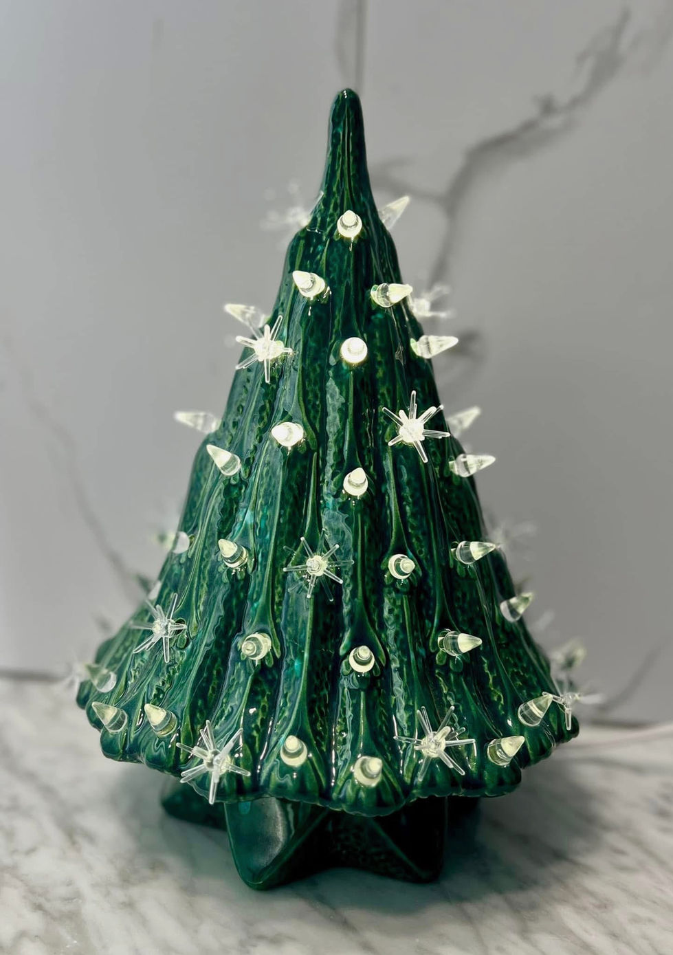 Peacock Green with Clear Sputnick