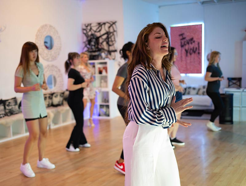 women safety bachata classes in Santa Monica or salsa