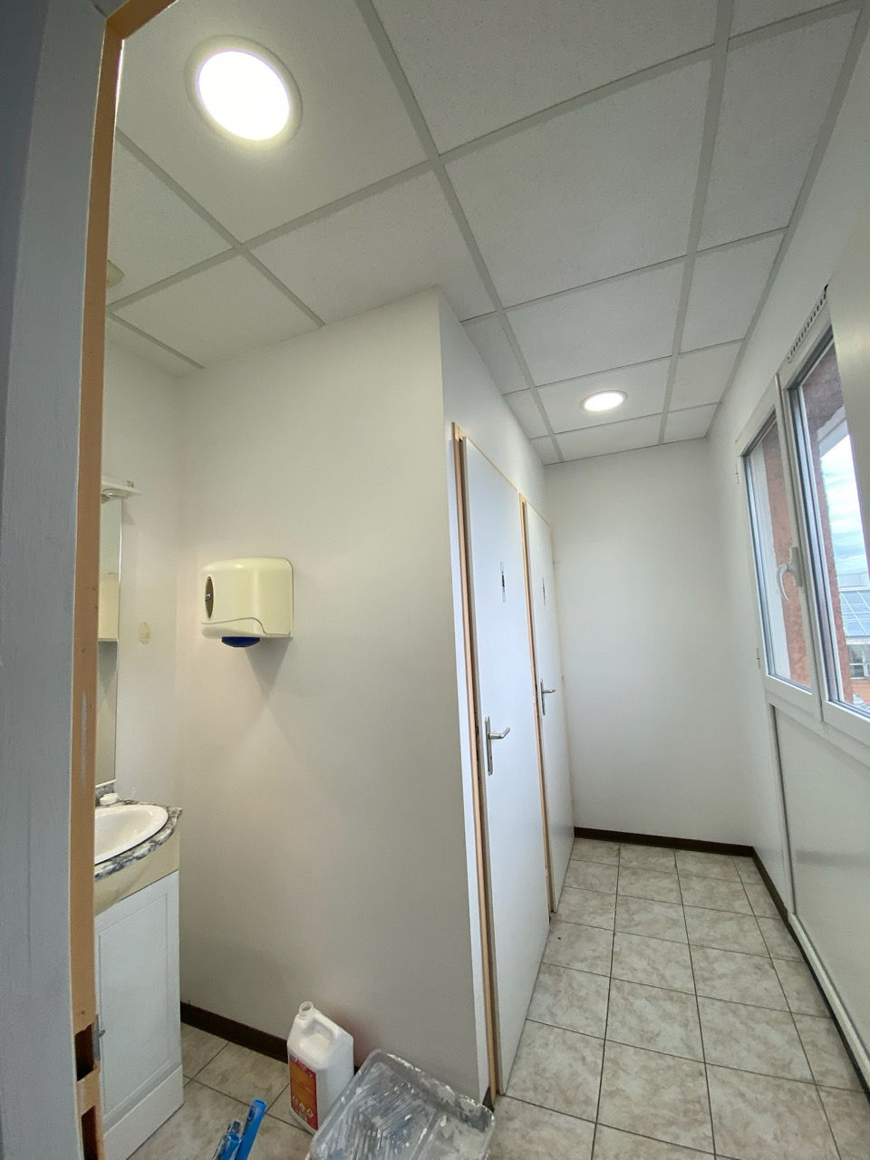 Installation de pavé Led.