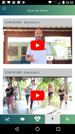App CoachCare Exercícios