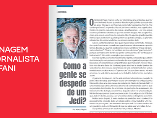 Como a gente se despede de um Jedi?