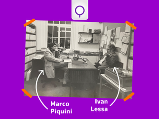 Marco Piquini e o Ivan Lessa