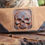 Thumbnail: Crazy Horse 3D Skull leather tobacco pouch