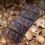 Thumbnail: 3D skull brown leather tobacco pouch Maddog leather