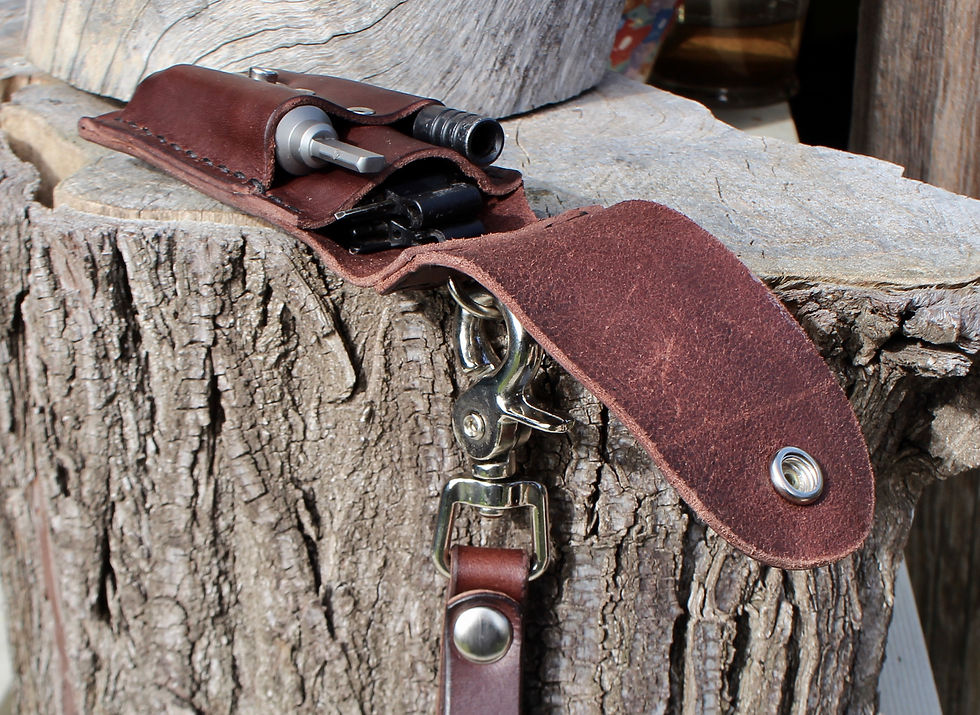 Thumbnail: The Bit kit Extras  BKE leather pouch