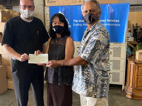 Epiphany Gives to The Institute for Human Services (IHS)
